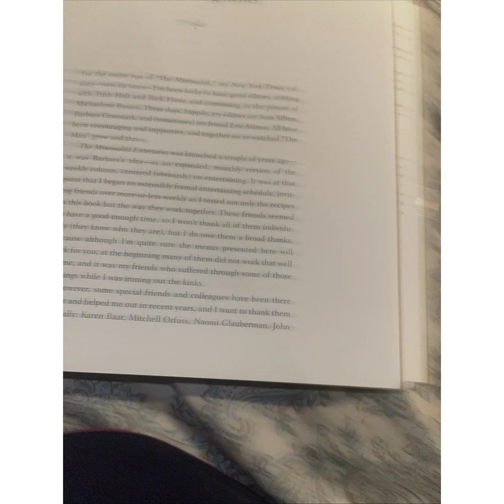 The Minimalist Entertains by Mark Bittman‎ (2003, Hardcover w/DJ) NICE